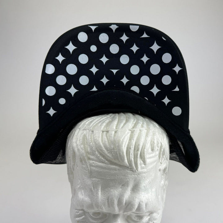 Fruntz Black Trucker Contact Blue & Purple